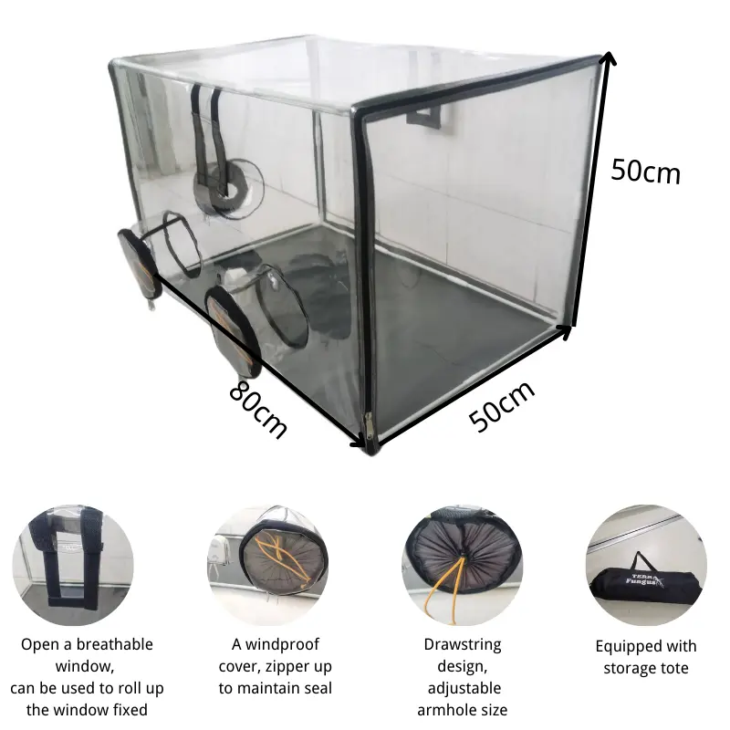 mushroom growing  greenhouse PVC Easy Assembly Indoor Greenhouse Portable Mini Mushroom Planting Shed