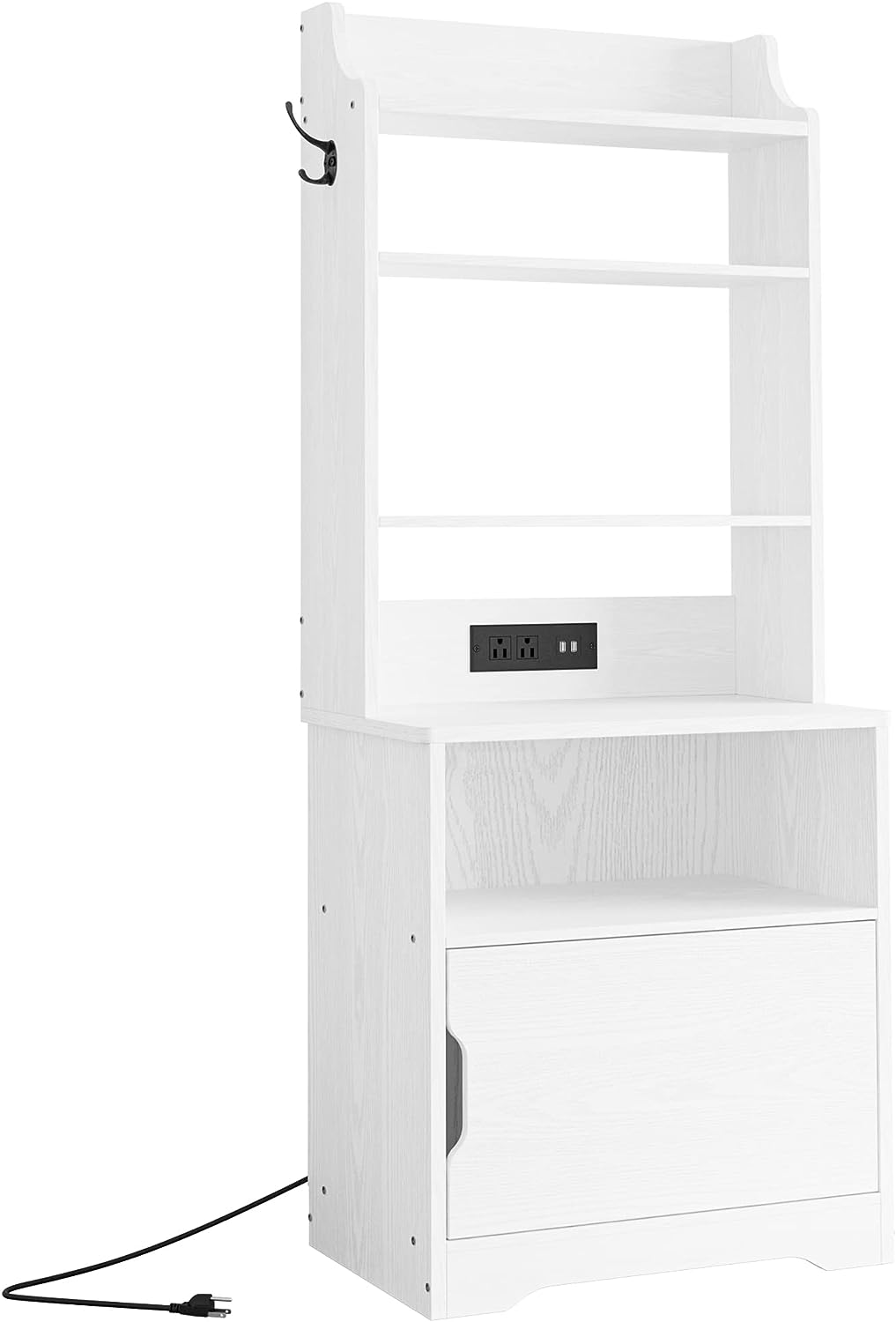 Nightstand with Charging Station, 55