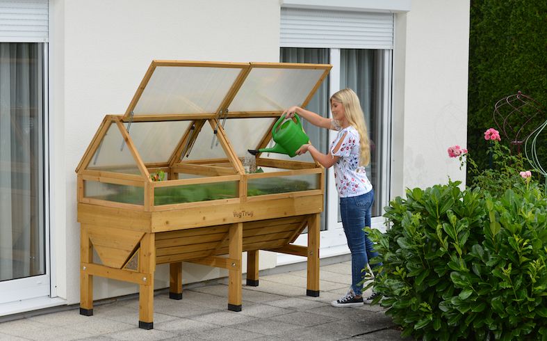 Elevated Outdoor Raised Garden Bed Planter Box 70 x 24 x 29 inch High