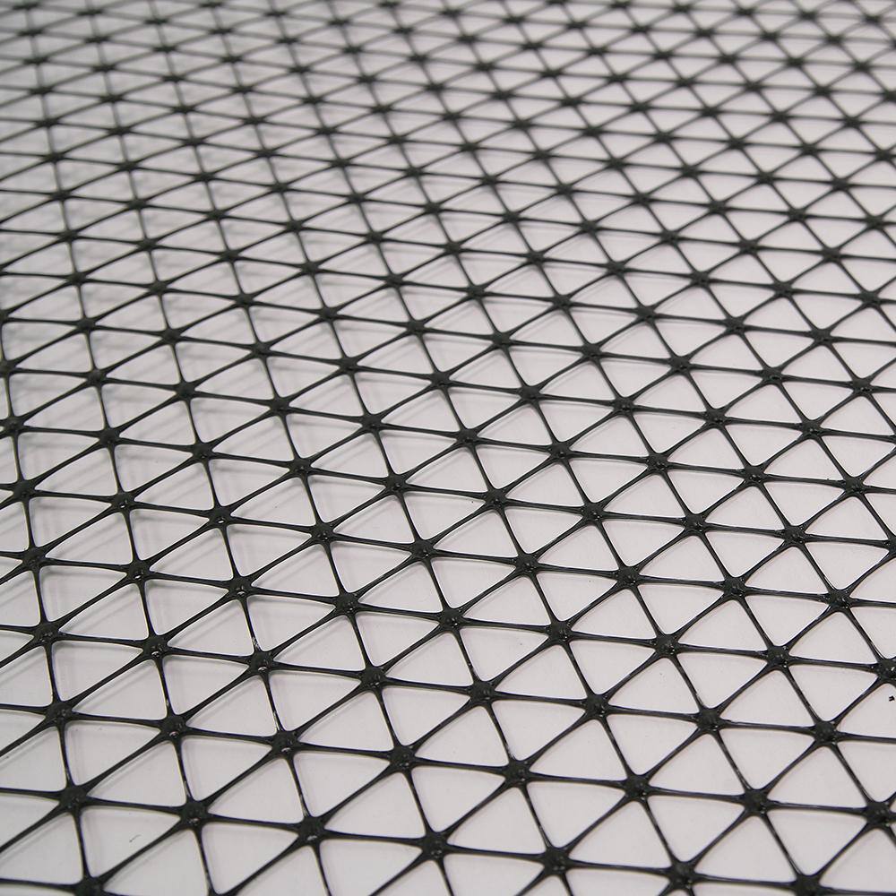 TENSAR 72 in. x 60 ft. TriAx GeoGrid Black Polypropylene Stabilization Underlayment EL160-660