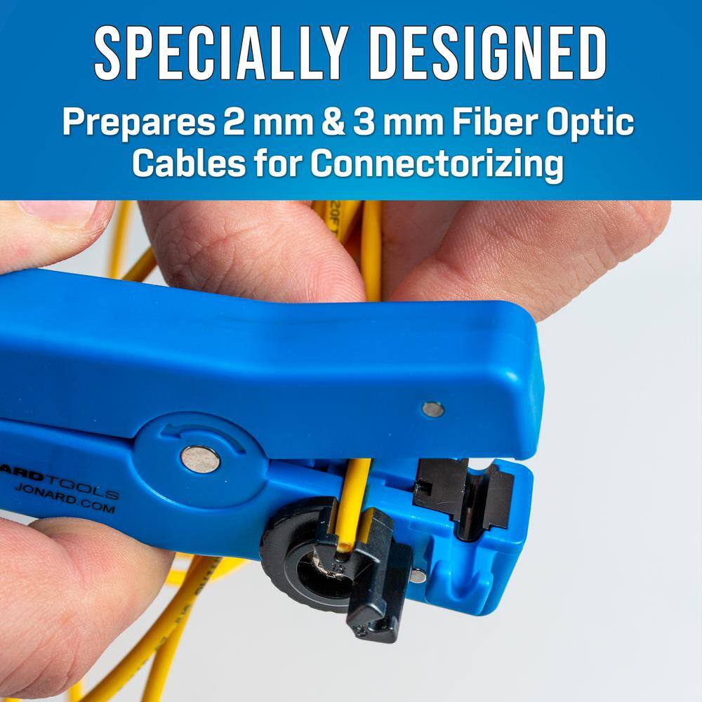 JONARD TOOLS Fiber Slit and Ring Tool for EZ Fuse SC and LC Splice-On Connectors EZSR-23