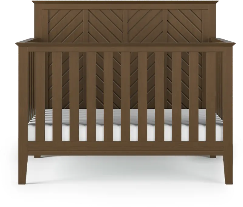 Atwood Cocoa Bean 4-in-1 Convertible Baby Crib