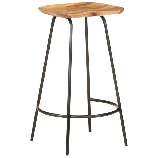 vidaXL Bar Stools 4 pcs Solid Acacia Wood - 15