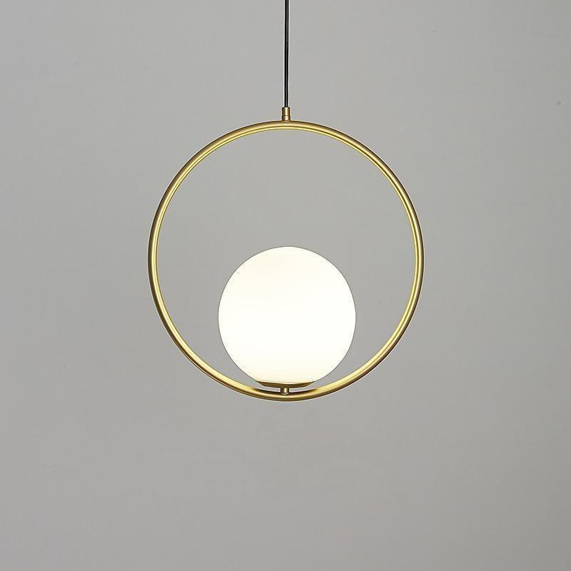 Mila Brass Pendant Swag Light