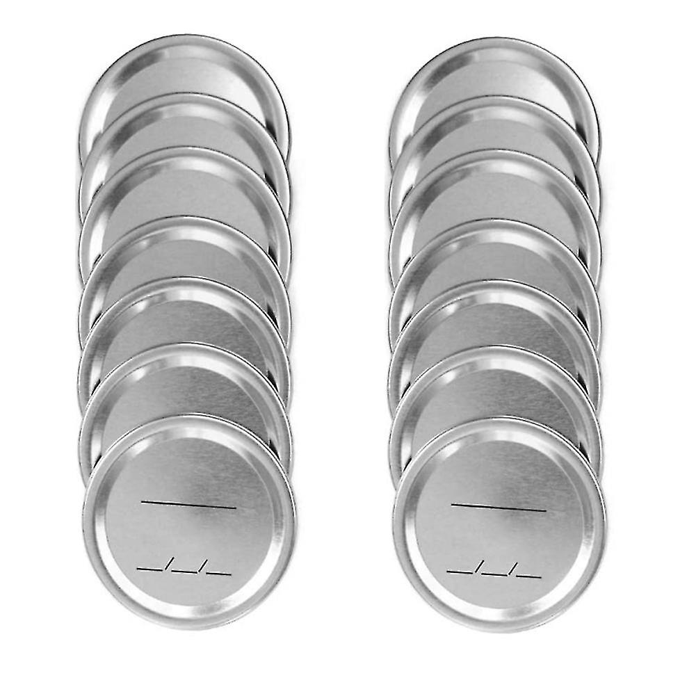 Canning Lids Regular Mouth For Ball/kerr Jars， Split-type Metal Jar Lids With Silicone Seals， Silve