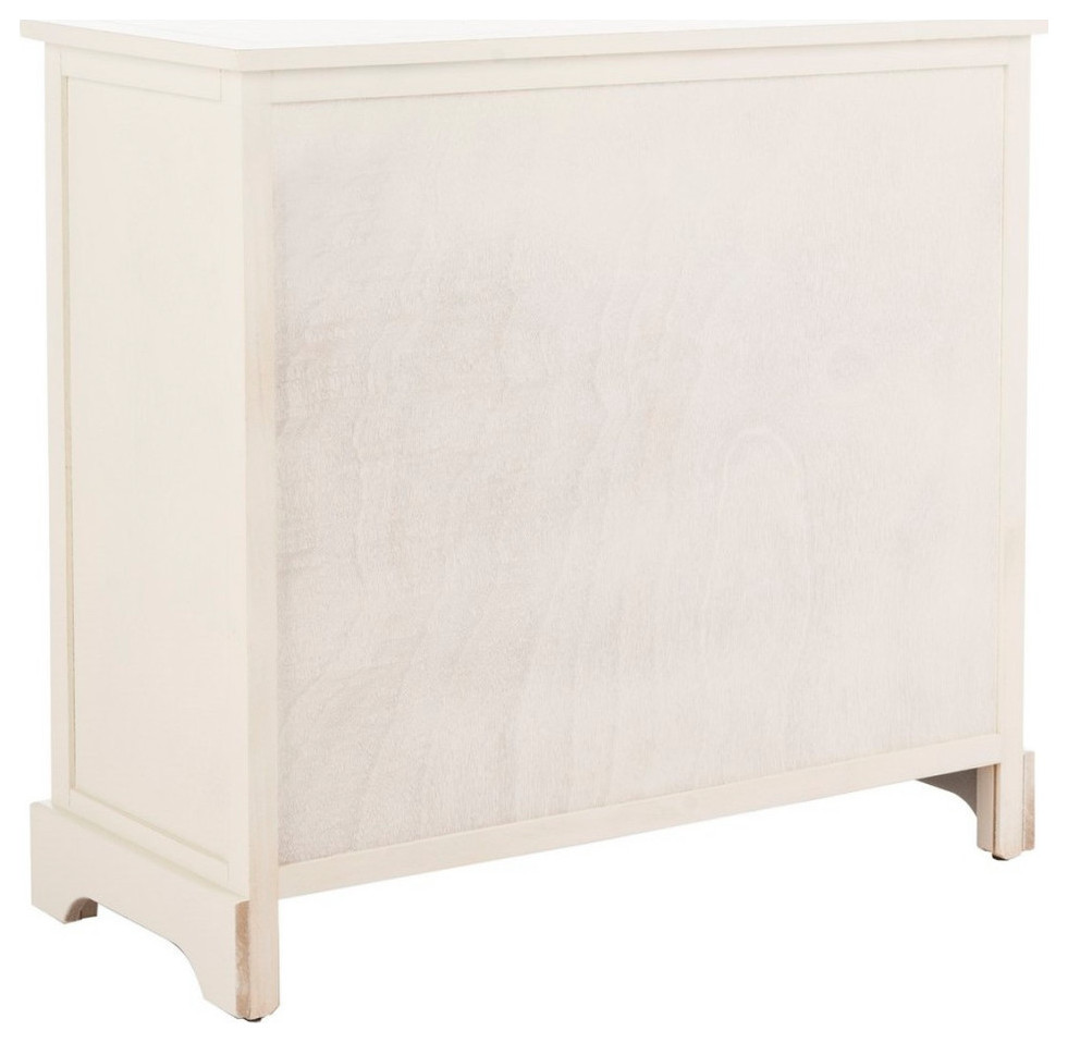 Mitzy Storage Unit  Distressed Cream   Tropical   Accent Chests And Cabinets   by Rustic Home Furniture Deco  Houzz