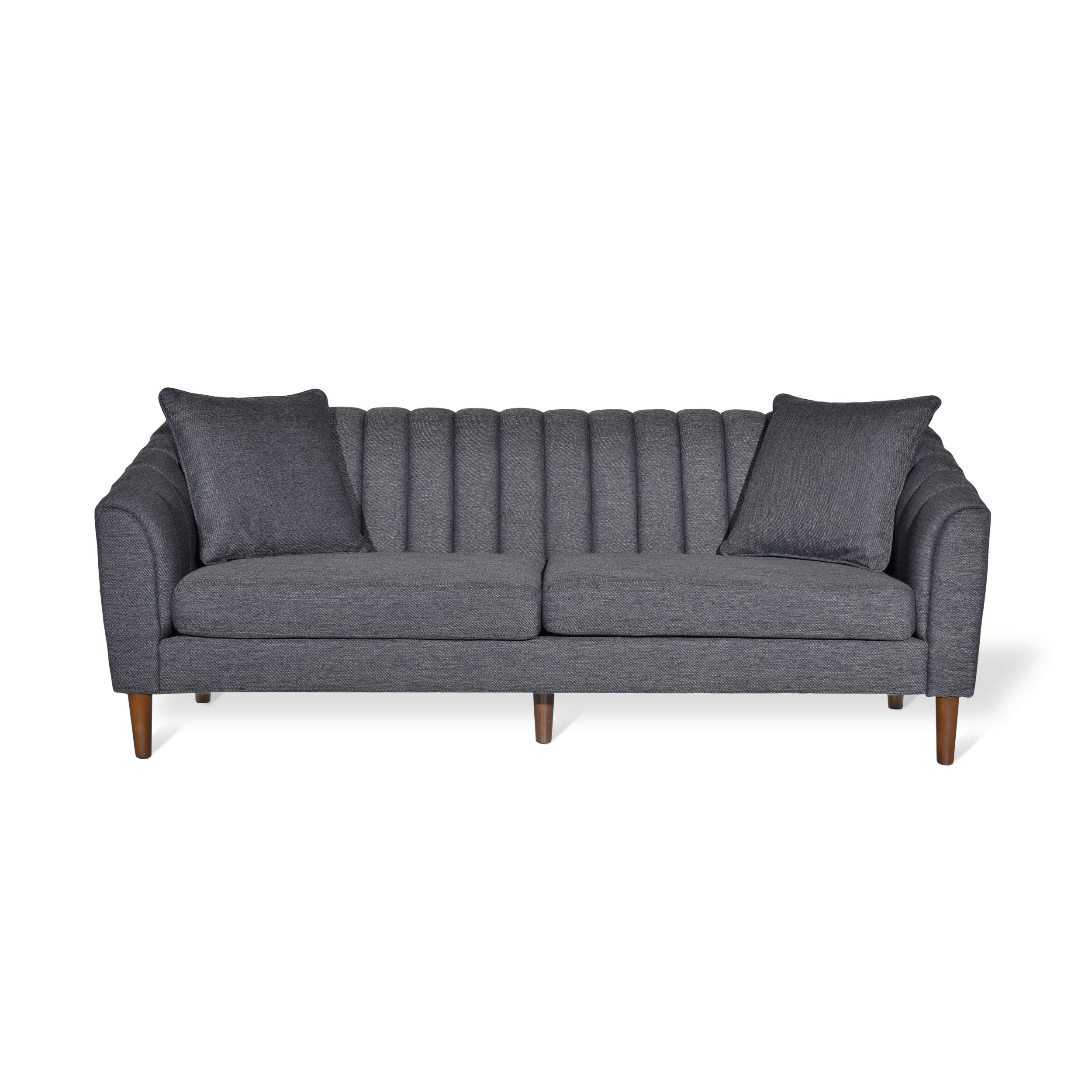 Jeannie Contemporary Fabric 3 Seater Sofa