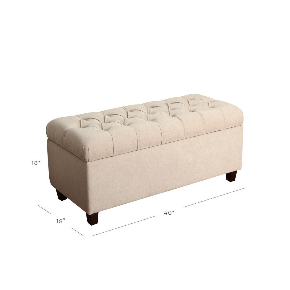 Copper Grove Ixora Tufted Storage Bench