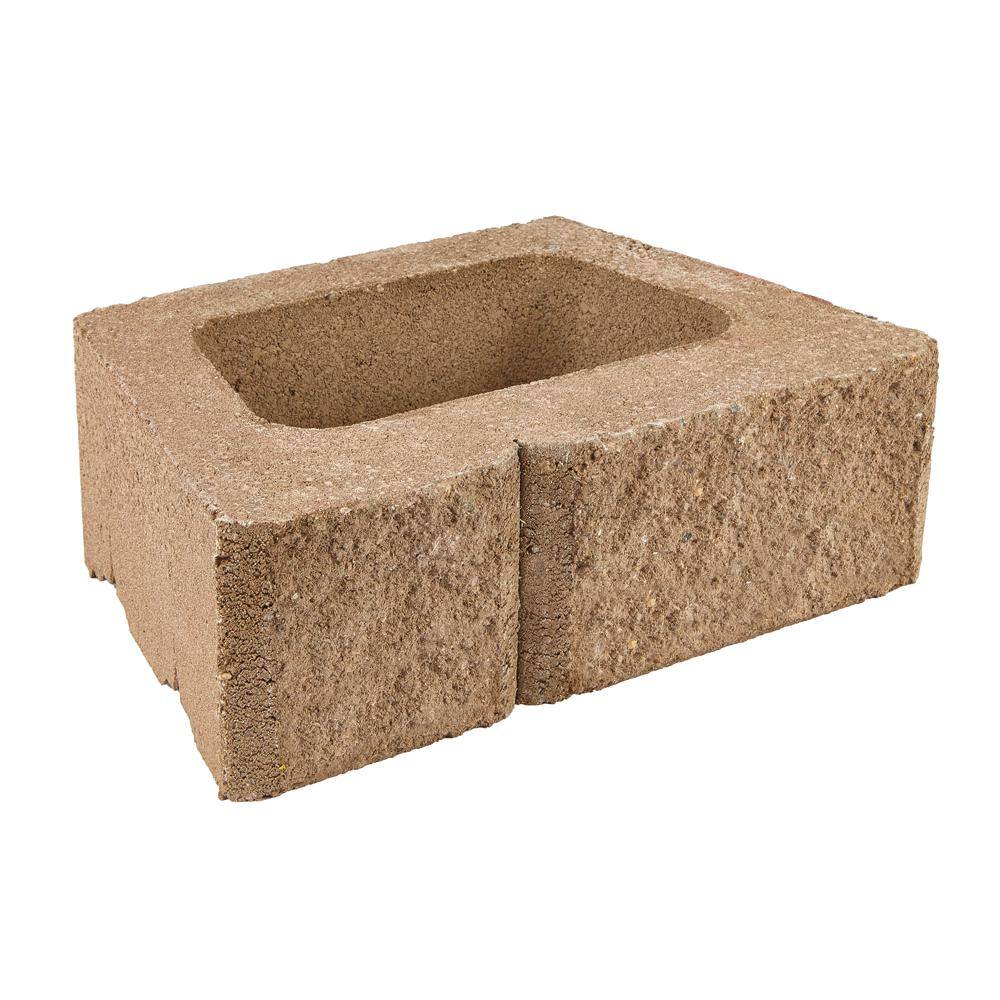 Pavestone ProMuro 6 in. x 18 in. x 12 in. San Diego Tan Concrete Retaining Wall Block (40 Pcs.  30 Face ft.  Pallet) 11016075