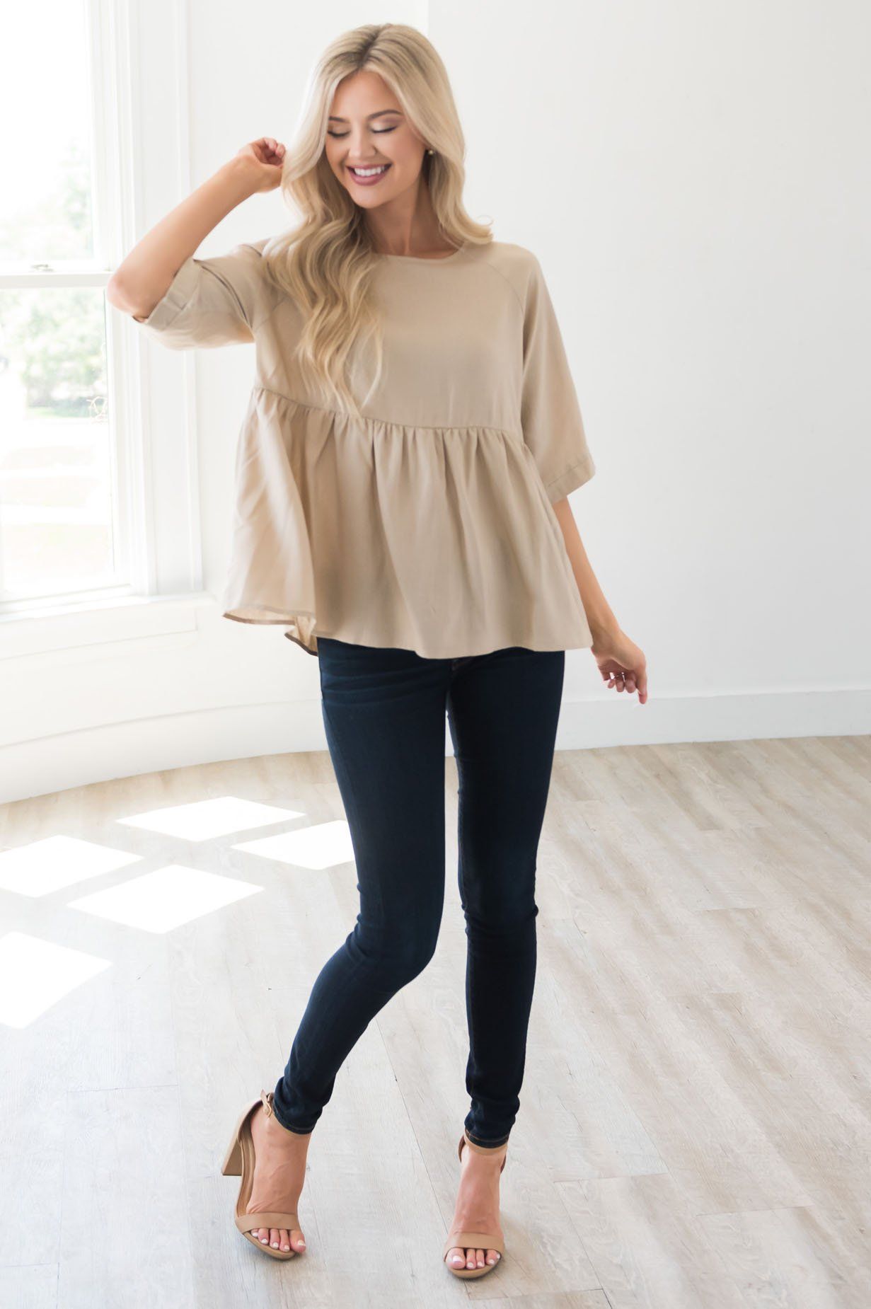 Amazing Views Modest Blouse