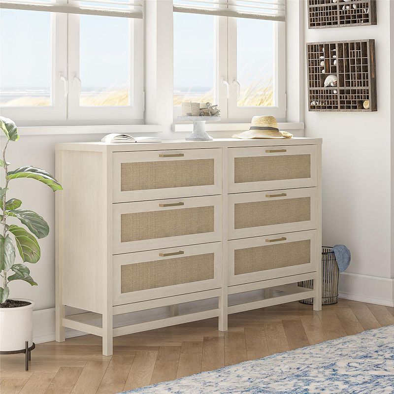 Ameriwood Home Lennon 6-Drawer Dresser