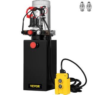 VEVOR 10 qt. Hydraulic Power Unit Hydraulic Pump 3200 PSI Double Acting Power Unit Dump Trailer for Dump Trailer Car Lifting 10LCZYYBTXSZY0001V0