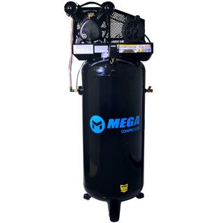 Mega Compressor 60 Gal. 3 HP 135 PSI Electric Upright Air Compressor MP-6060VUC