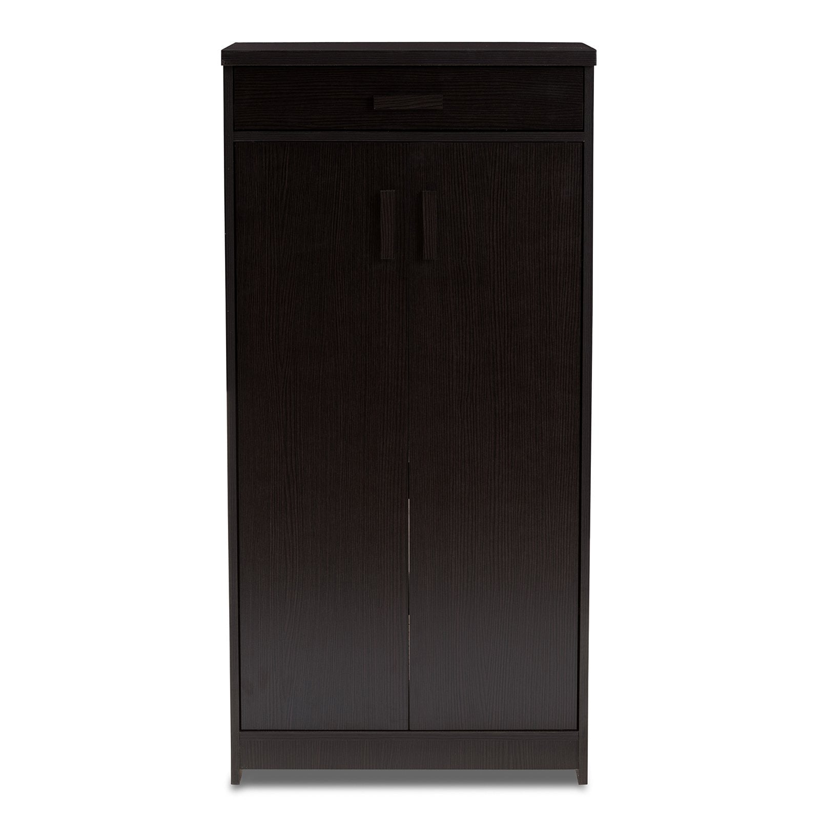 Baxton Studio Bienna Modern Wenge Brown Shoe Cabinet