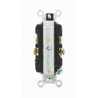 Leviton 15 Amp Commercial Grade Duplex Outlet White R62-CBR15-00W