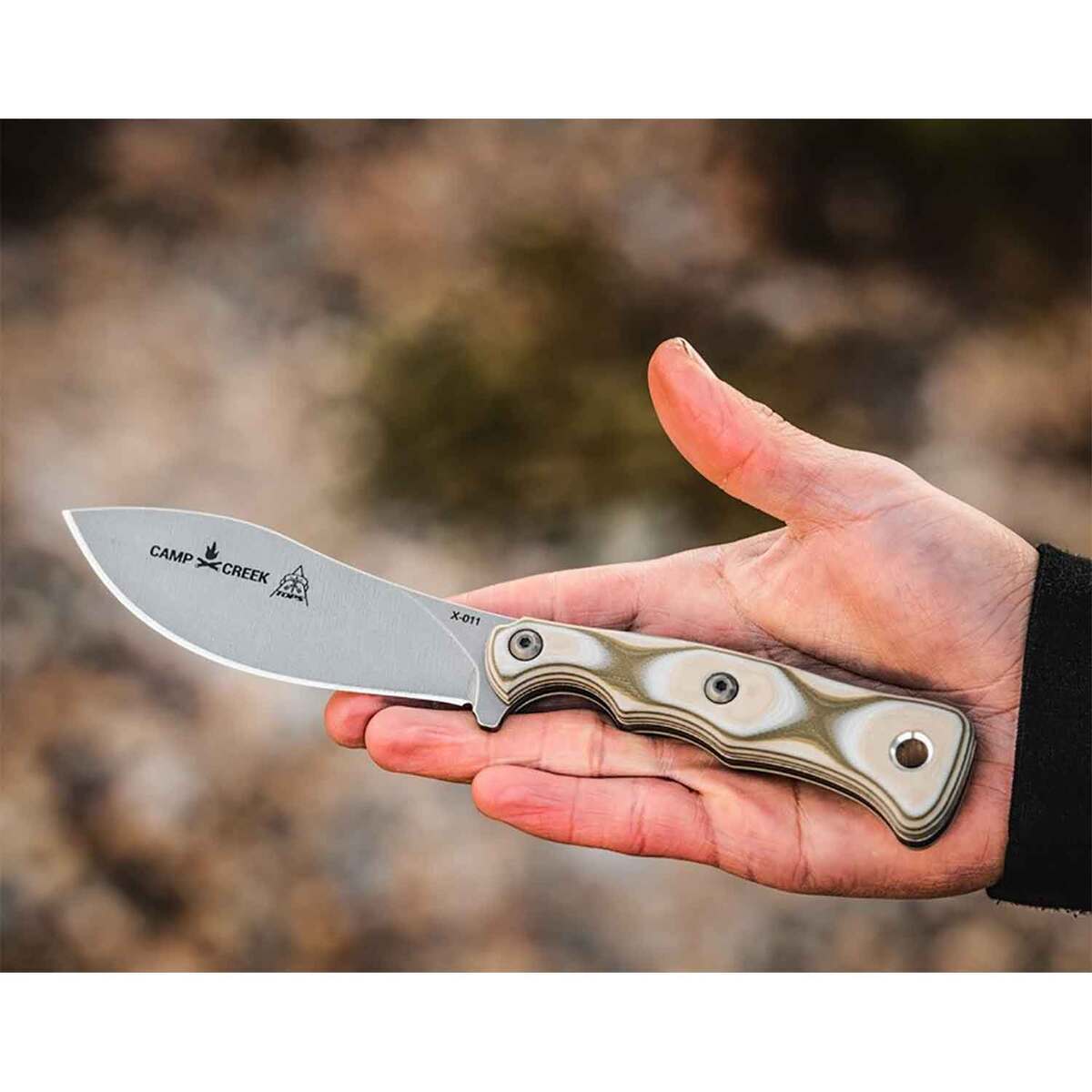 TOPS Knives Camp Creek 4.38 inch Fixed Blade