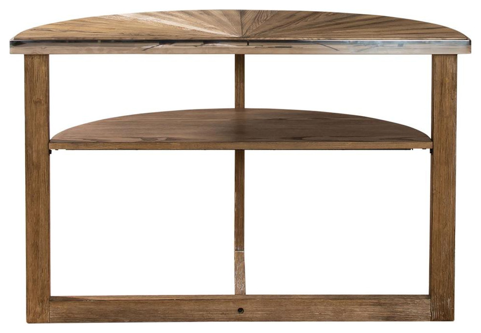 Omega demilune sofa table   Contemporary   Accent Chests And Cabinets   by BisonOffice  Houzz