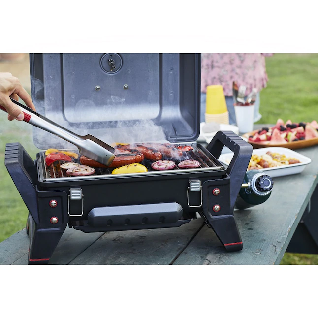 Char-Broil Grill2Go 200-Sq in Grey and Black Portable Gas Grill