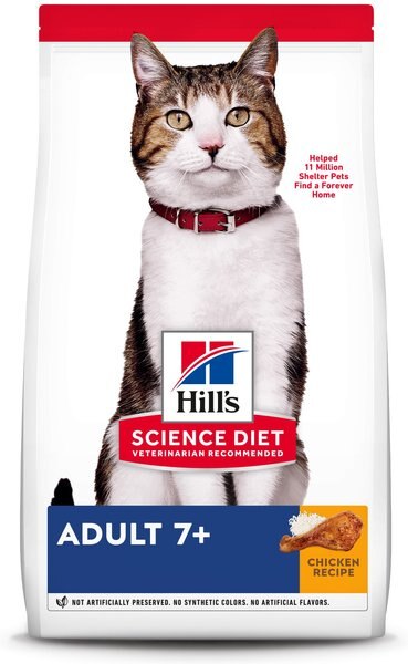 Hill's Science Diet Adult 7+ Chicken Recipe Dry Cat Food