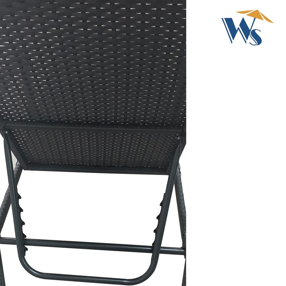 Outdoor Rattan Wicker Patio Lounge Chairs