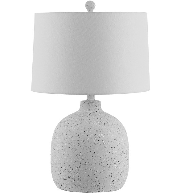 Veleri Table Lamp White Speckle Safavieh