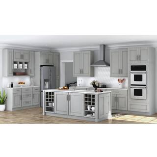 Hampton Bay 48 in. W x 34.5 in. H End Panel in Dove Gray KAIE4835X-DV