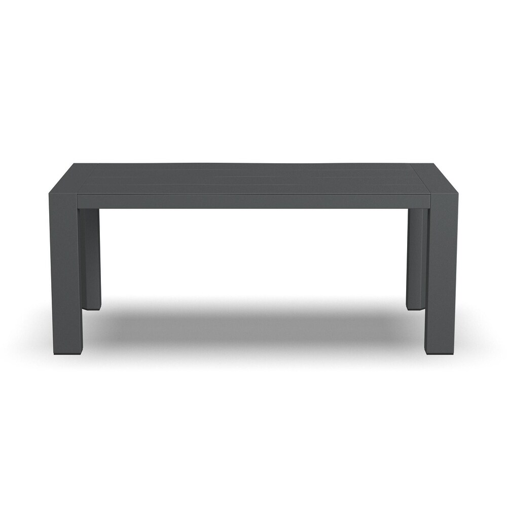 Grayton Gray Aluminum Outdoor Aluminum Coffee Table   40\