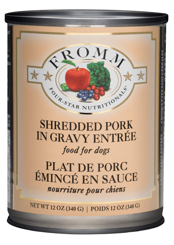 Fromm Four-Star Shredded Pork in Gravy Entree for Dogs