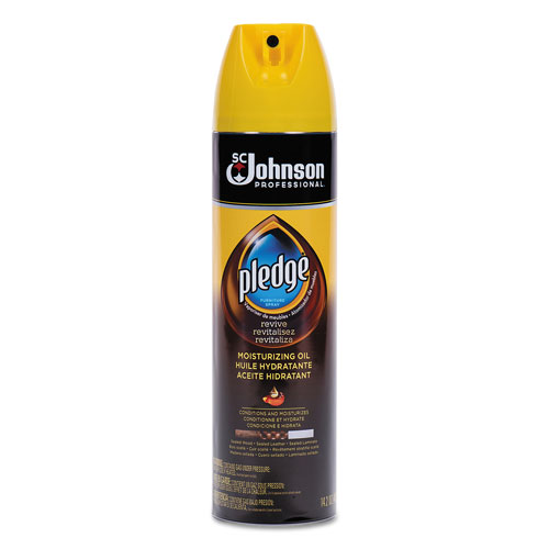 SC Johnson Pledge Furniture Polish | Revive Moisturizing Oil， 14.2 oz Can | SJN697264EA