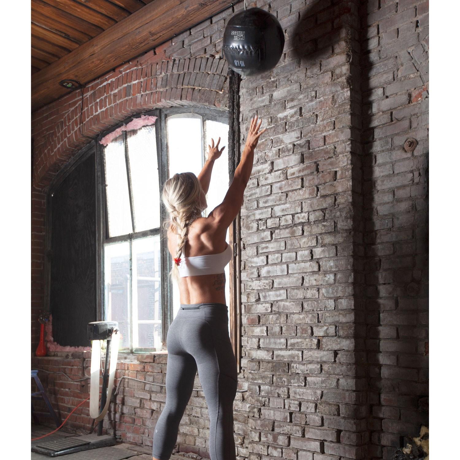 Fitness First Wall Ball Workout Strength Training 10 lb.