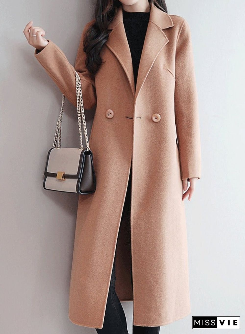 Women's Autumn And Winter New Woolen Coat