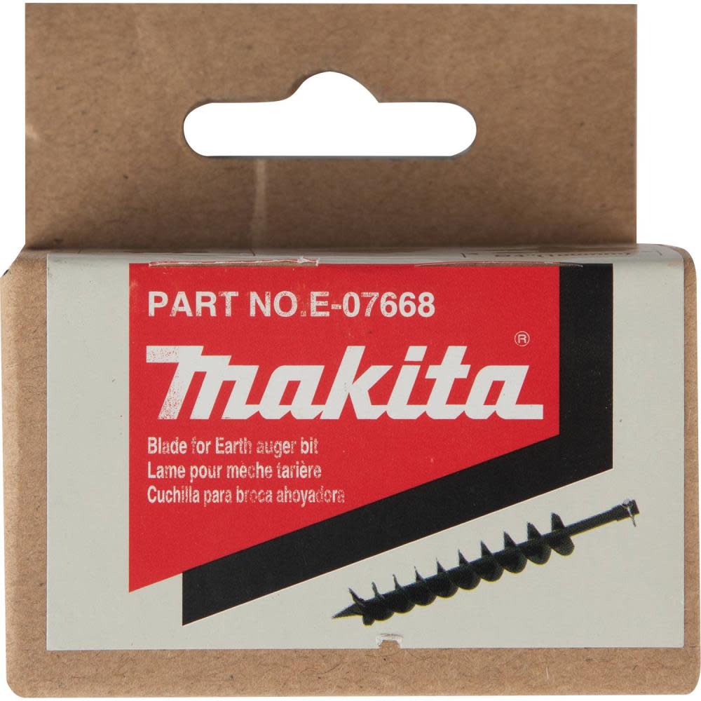 Makita Earth Auger Drill Bit Blade Set 4 ;