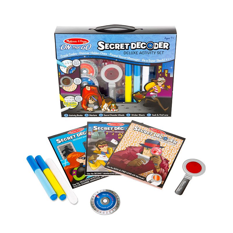 Melissa and Doug Secret Decoder Deluxe Activity Set