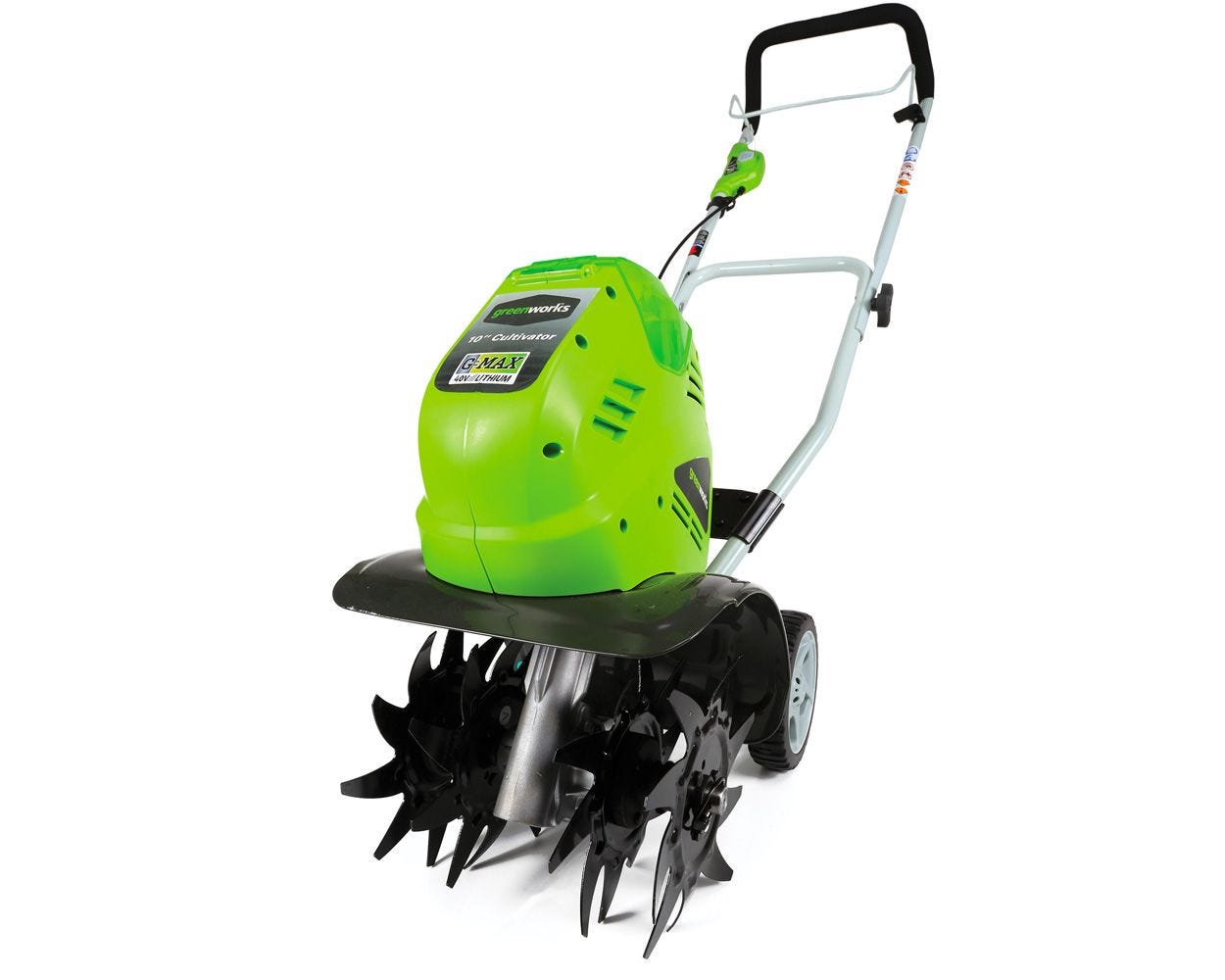 40V 10-Inch Cordless Cultivator/Tiller | Greenworks Tools