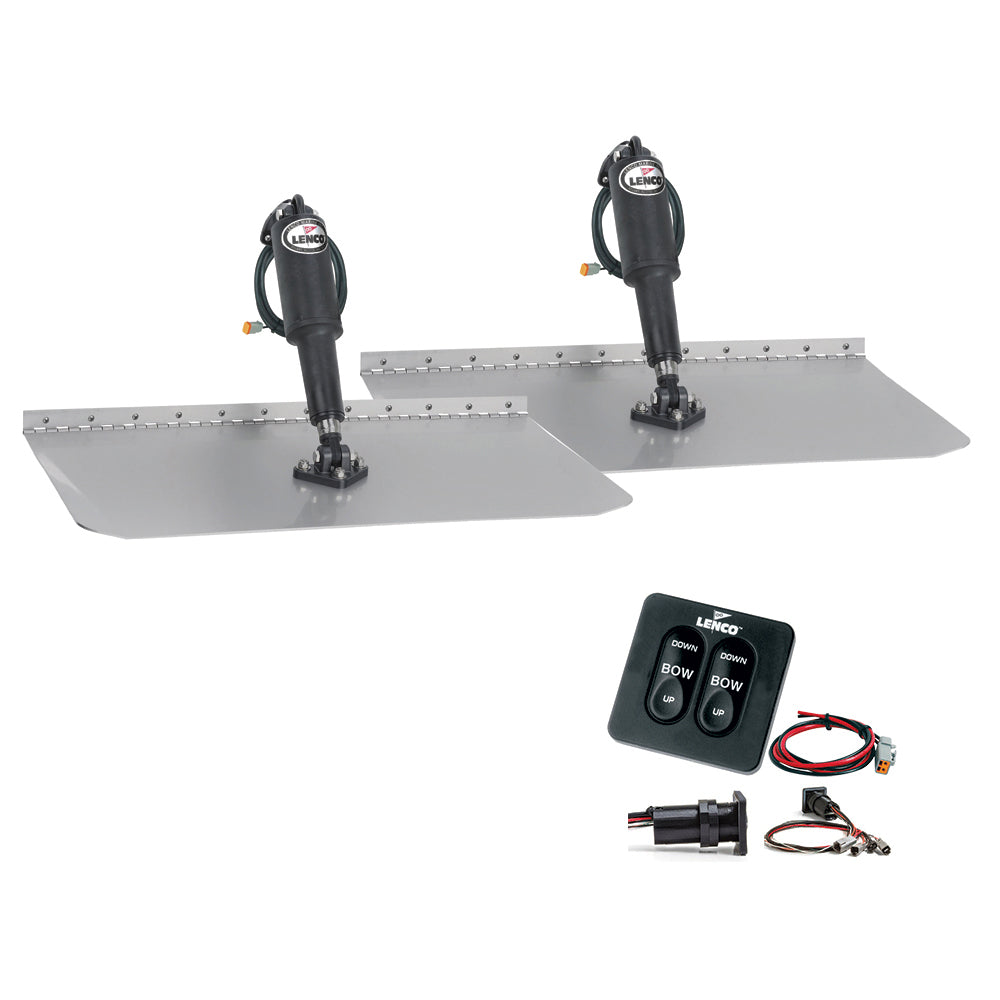 Lenco Marine 15105-102 Standard Trim Tab Kit with Standard Integrated Switch - 12