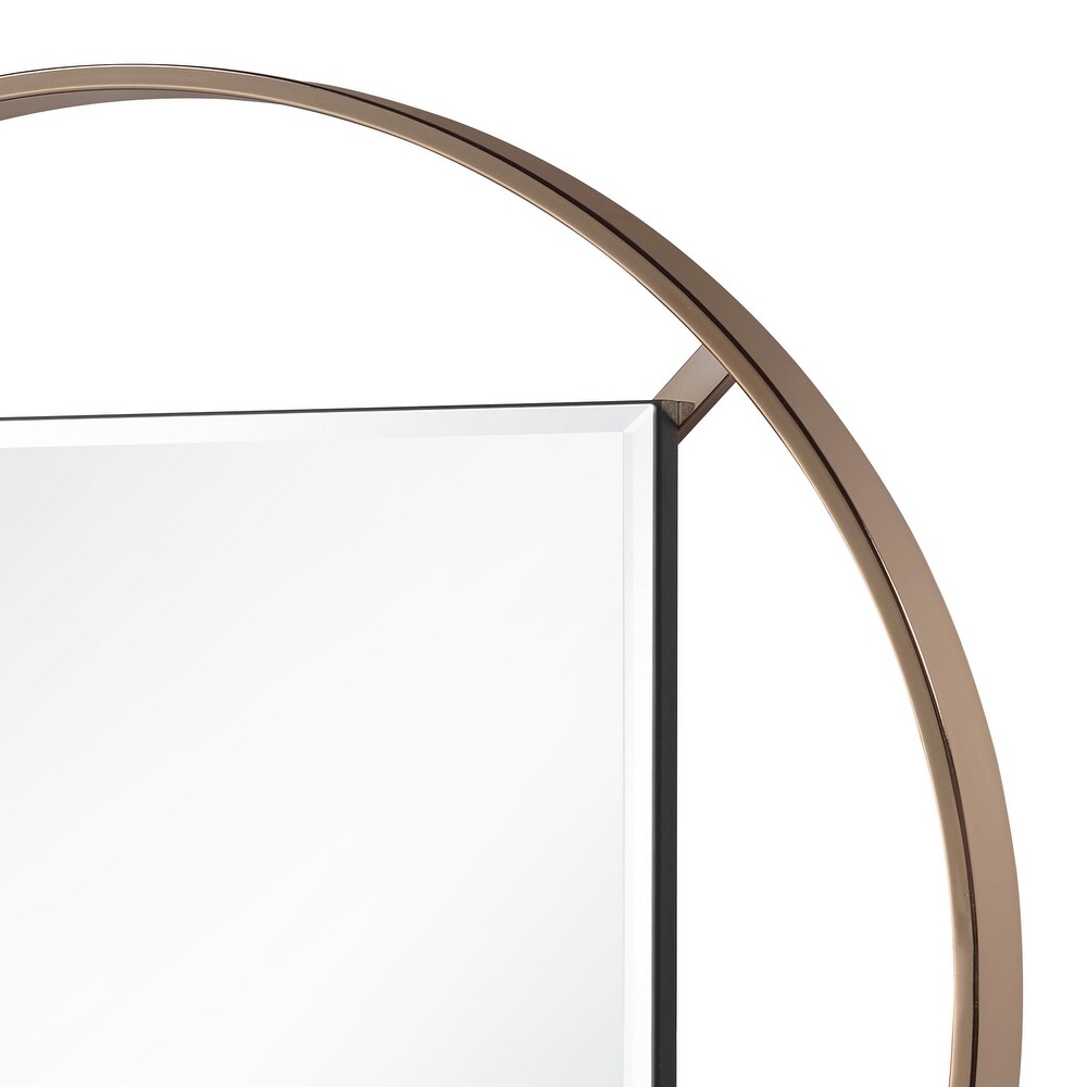 Fees Contemporary 33 inch Beveled Wall Mirror by Furniture of America