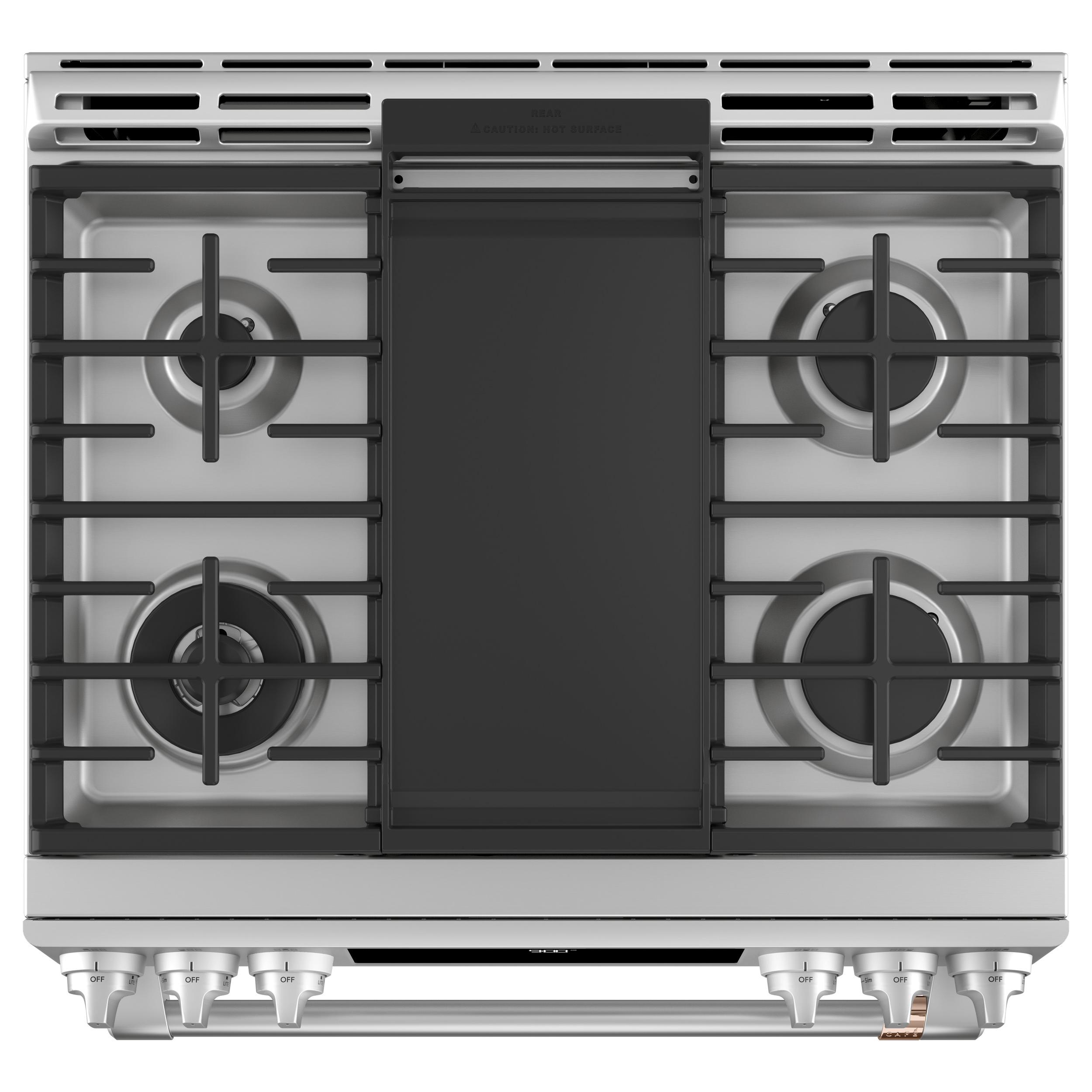 Café 30-inch Slide-in Dual-Fuel Range with Convection Technology C2S900P2MS1