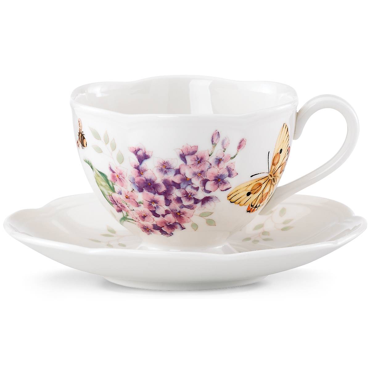 Butterfly Meadow Orange Sulphur Cup/Saucer