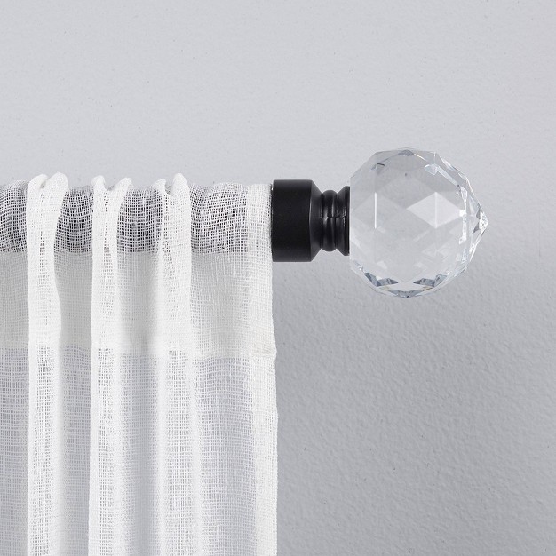 Exclusive Home Crystal Ball Curtain Rod