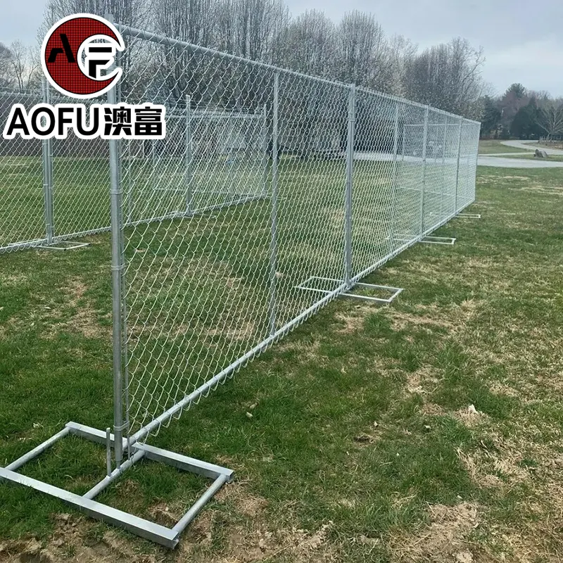 Temporary fancing panels Supplies and Accessories Black used chain link fences for sale factory