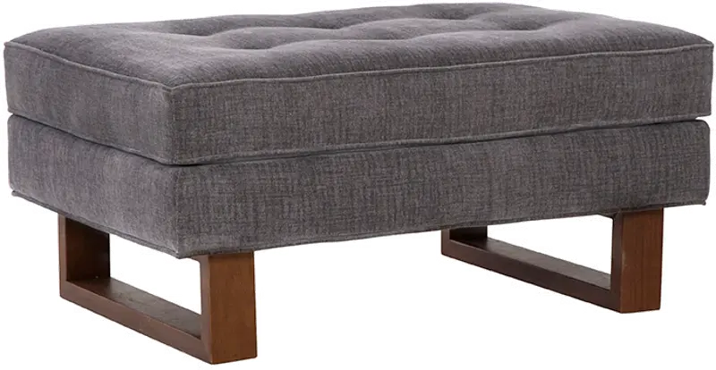 Storm Gray Ottoman