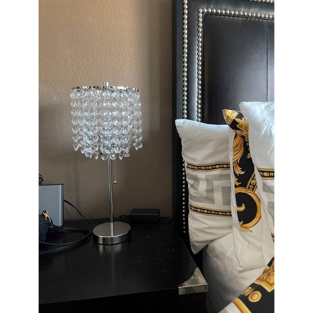 Deco Glam Table Lamp Silver Ore International