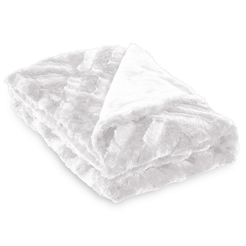 Modern Threads Luxury Troy Faux Fur Throw