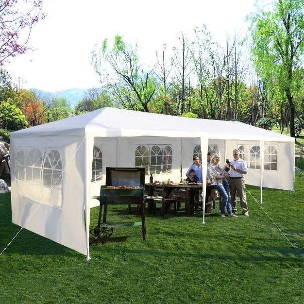 Costway 10 x27 x30 x27 Party Wedding Outdoor Patio Tent Canopy Heavy Duty Gazebo Pavilion Event