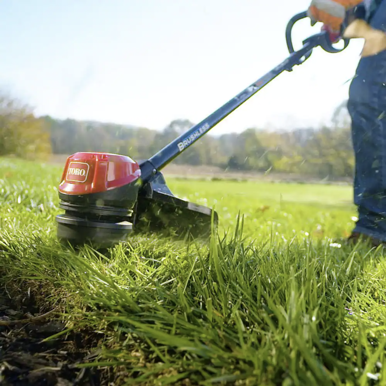 Toro 60V Max Lithium-Ion Brushless Cordless 15 in. / 13 in. String Trimmer， Tool Only