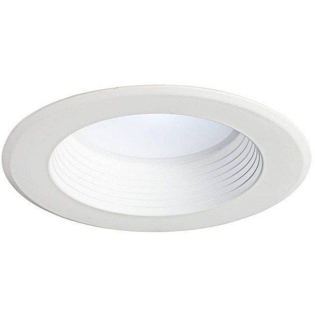 White 15 Watt Dimmable Led Retrofit Trims 6 pack