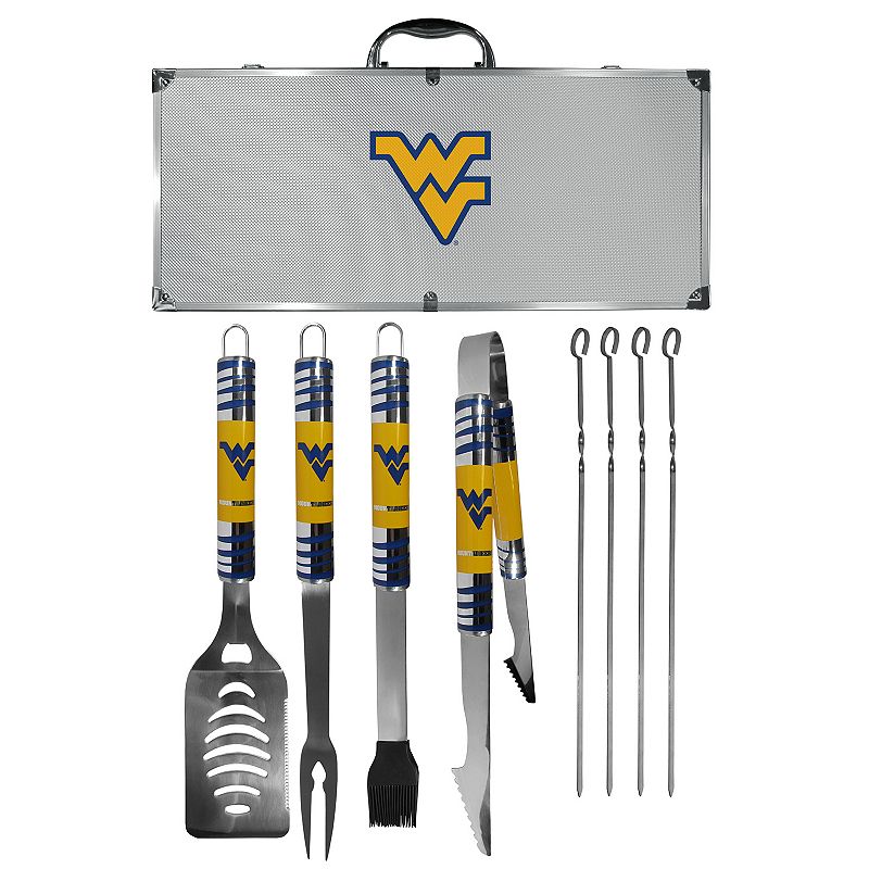 West Virginia Mountaineers Tailgater 8-Piece BBQ Grill Set