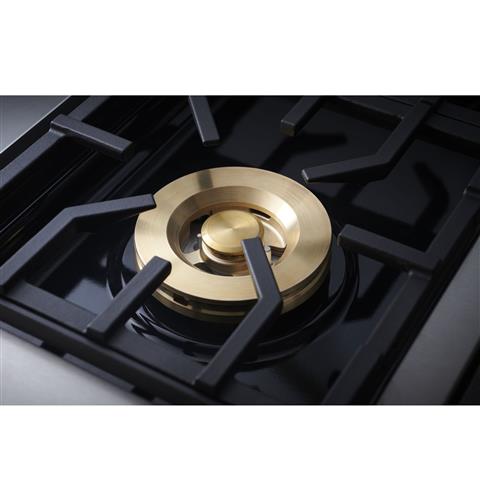 Monogram ZDP484NGTSS 48quot DualFuel Professional Range with 4 Burners