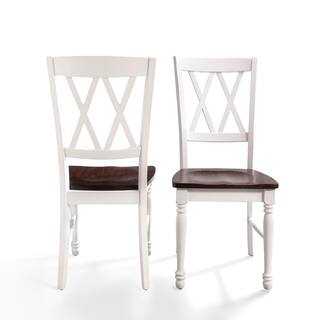 CROSLEY FURNITURE Shelby White Dining Chair (Set of 2) CF501018-WH