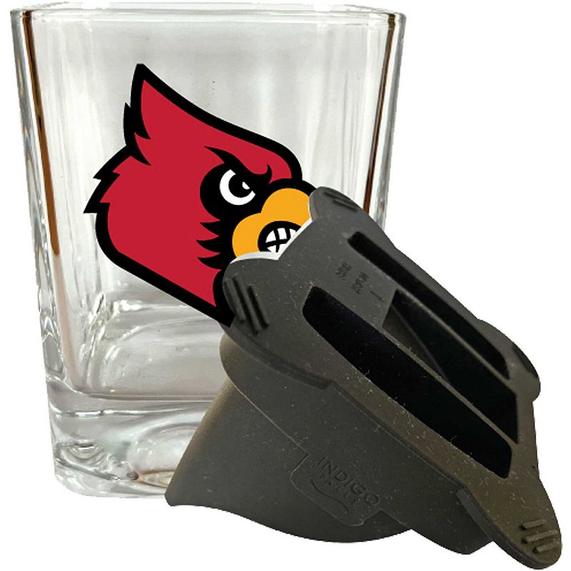 Louisville Cardinals 15oz. Ice Wedge Glass